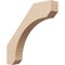 Ekena Millwork 3-inch W x 18-inch D x 18-inch H Legacy Rough Cedar Woodgrain TimberThane Knee Brace, Primed BRCUR03X18X18LECRCPR - alternate 1